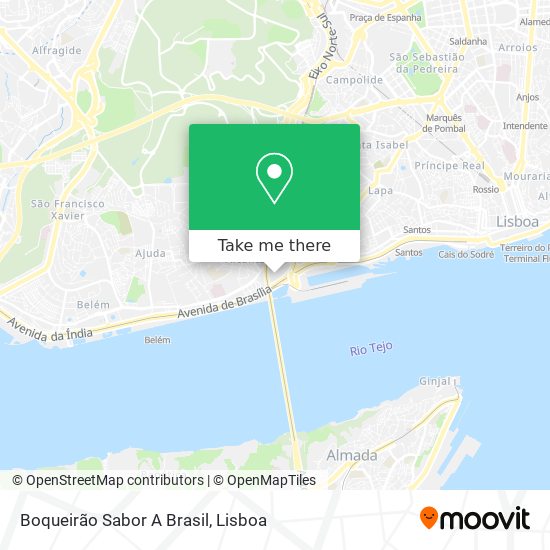 Boqueirão Sabor A Brasil mapa