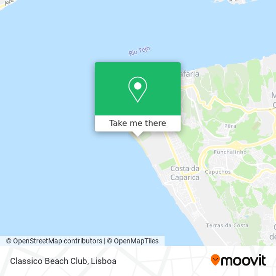 Classico Beach Club map