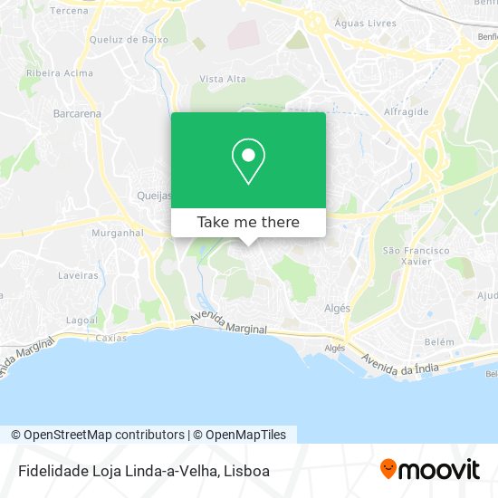 Fidelidade Loja Linda-a-Velha map