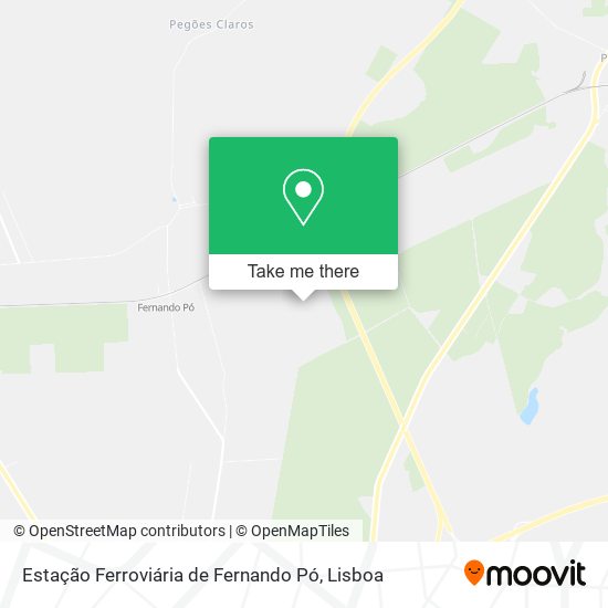 Estação Ferroviária de Fernando Pó map