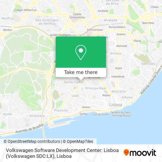 Volkswagen Software Development Center: Lisboa (Volkswagen SDC:LX) map