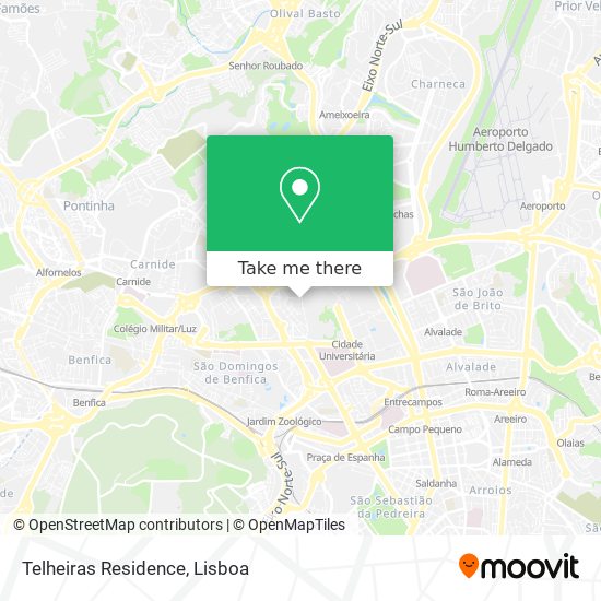 Telheiras Residence mapa