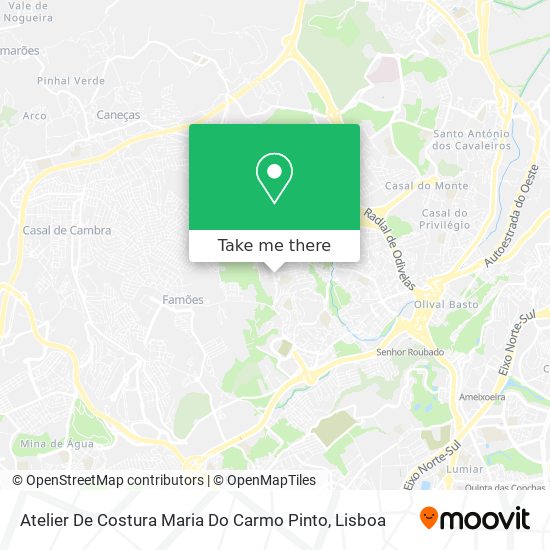 Atelier De Costura Maria Do Carmo Pinto map