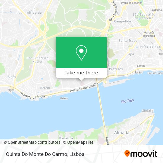 Quinta Do Monte Do Carmo map
