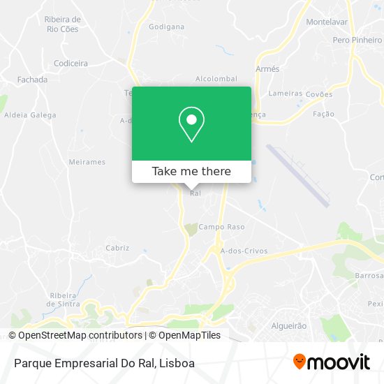 Parque Empresarial Do Ral map