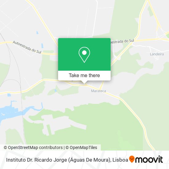 Instituto Dr. Ricardo Jorge (Águas De Moura) map