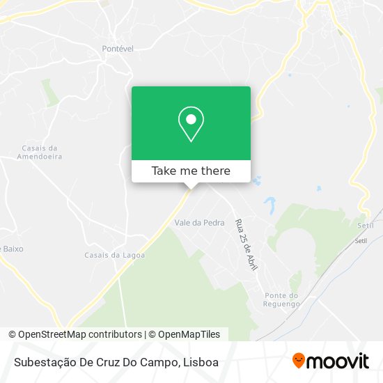 Subestação De Cruz Do Campo map