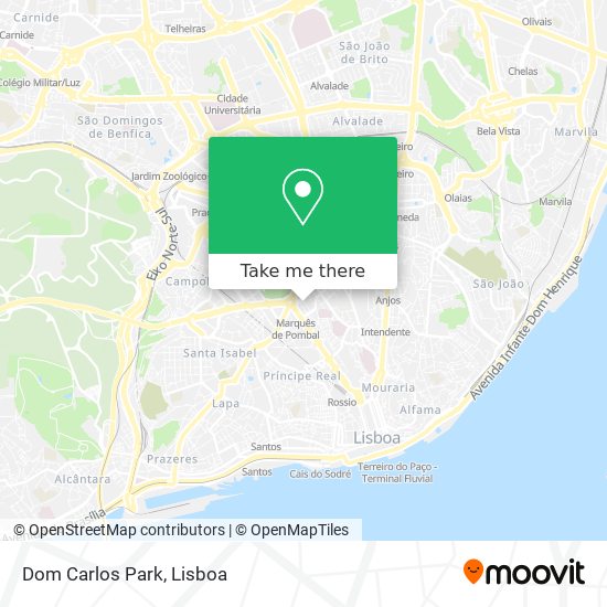 Dom Carlos Park mapa