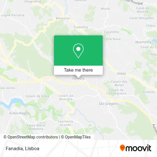 Fanadia map