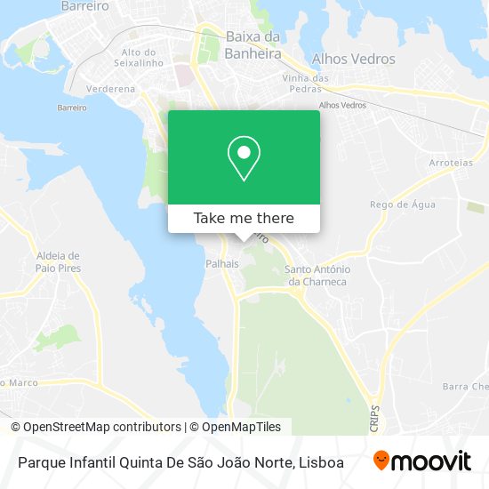 Parque Infantil Quinta De São João Norte map
