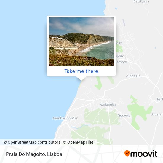 Praia Do Magoito map