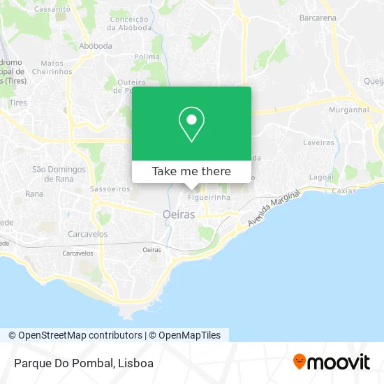 Parque Do Pombal map