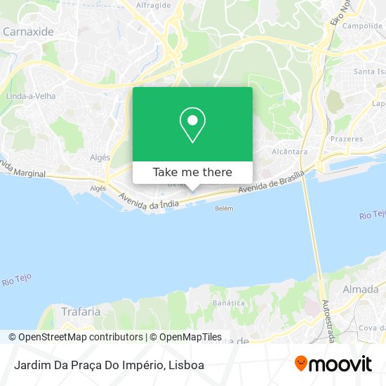 Jardim Da Praça Do Império map