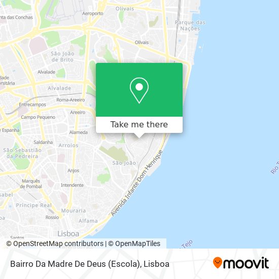 Bairro Da Madre De Deus (Escola) map