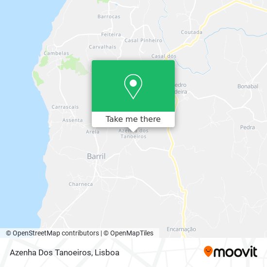 Azenha Dos Tanoeiros mapa