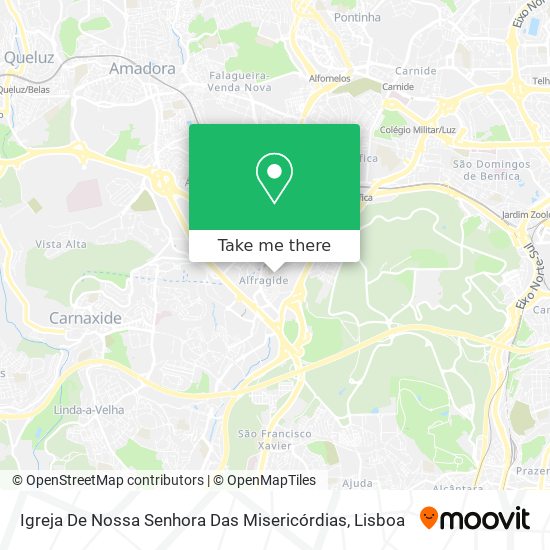 Igreja De Nossa Senhora Das Misericórdias map