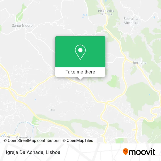 Igreja Da Achada map