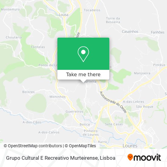 Grupo Cultural E Recreativo Murteirense map