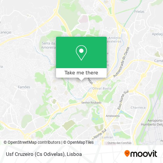 Usf Cruzeiro (Cs Odivelas) map