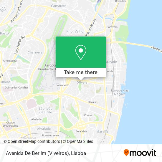 Avenida De Berlim (Viveiros) map