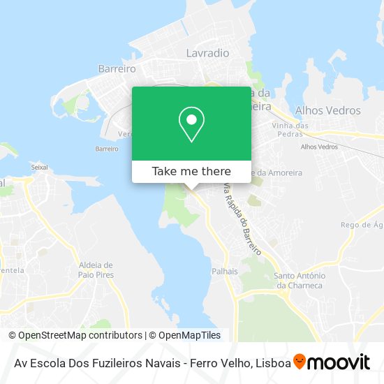 Av Escola Dos Fuzileiros Navais - Ferro Velho map