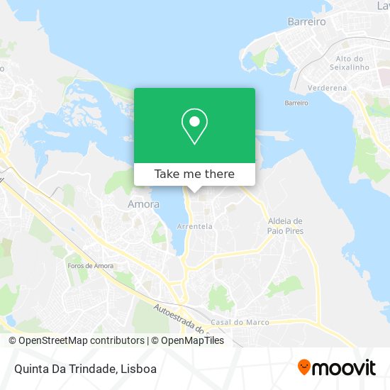 Quinta Da Trindade mapa