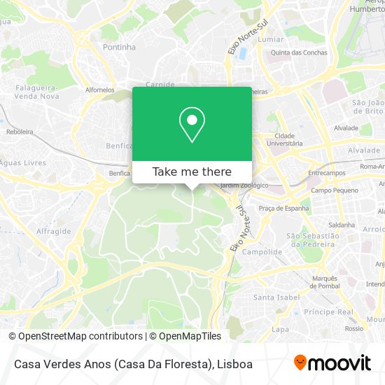 Casa Verdes Anos (Casa Da Floresta) map