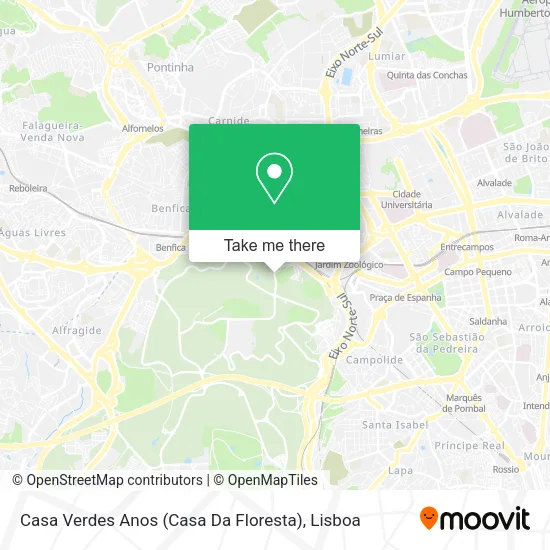 Casa Verdes Anos (Casa Da Floresta) map