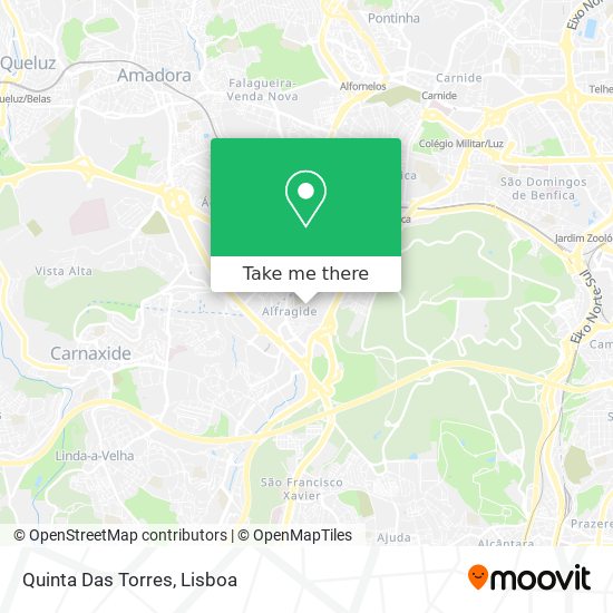 Quinta Das Torres map