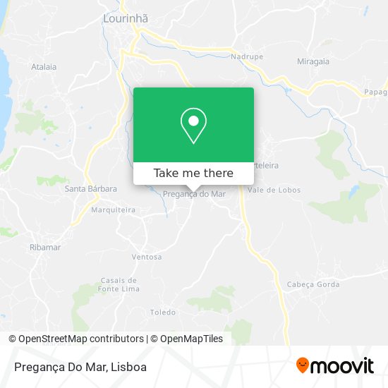 Pregança Do Mar mapa
