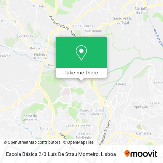 Escola Básica 2 / 3 Luís De Sttau Monteiro map