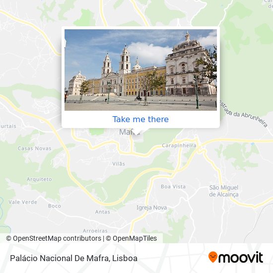Palácio Nacional De Mafra map