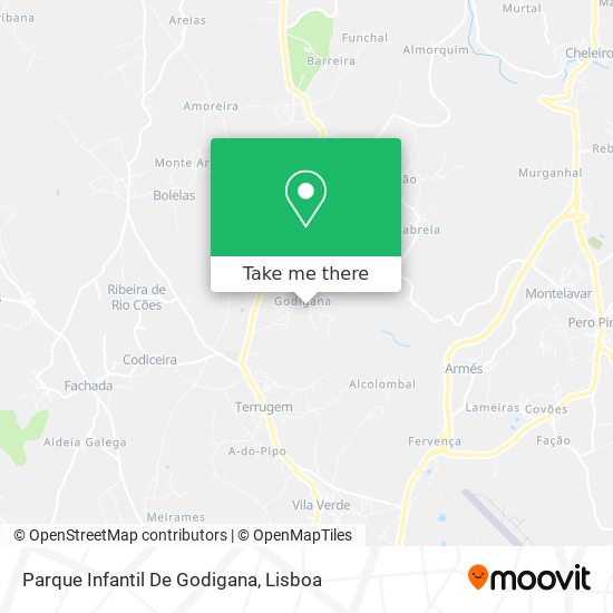 Parque Infantil De Godigana map