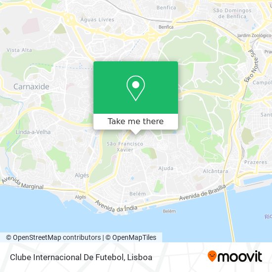 Clube Internacional De Futebol map