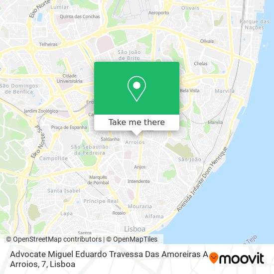 Advocate Miguel Eduardo Travessa Das Amoreiras A Arroios, 7 map