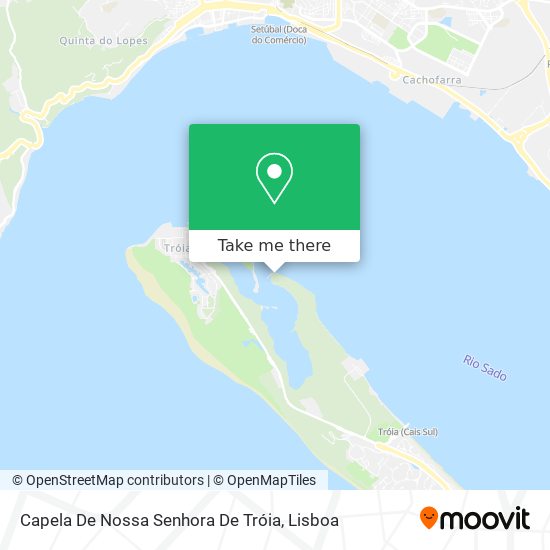 Capela De Nossa Senhora De Tróia map