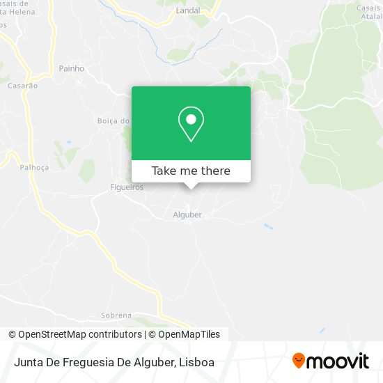 Junta De Freguesia De Alguber map