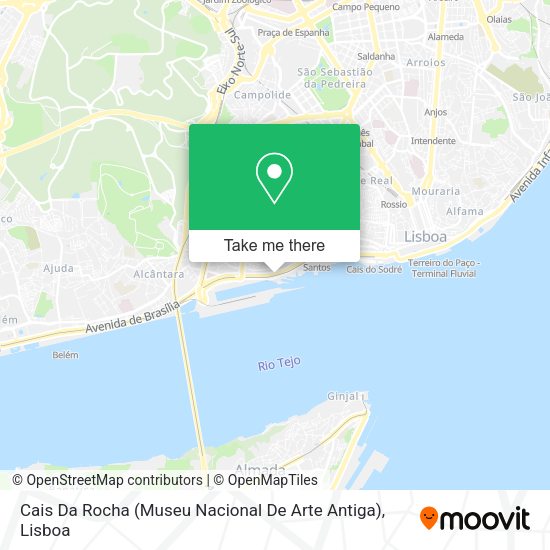 Cais Da Rocha (Museu Nacional De Arte Antiga) map