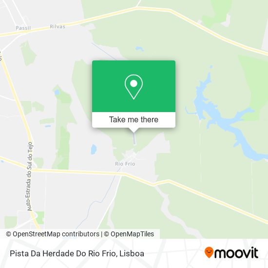 Pista Da Herdade Do Rio Frio map
