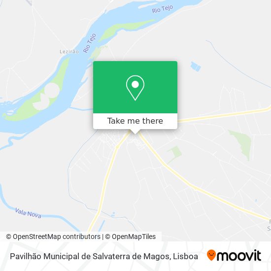 Pavilhão Municipal de Salvaterra de Magos map