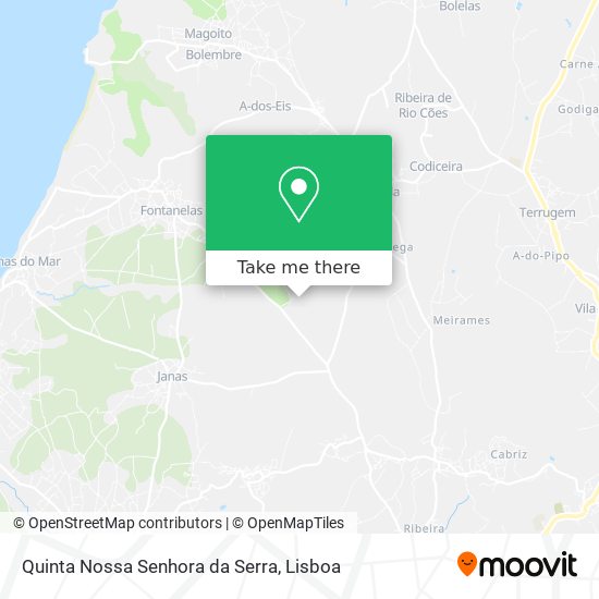 Quinta Nossa Senhora da Serra map