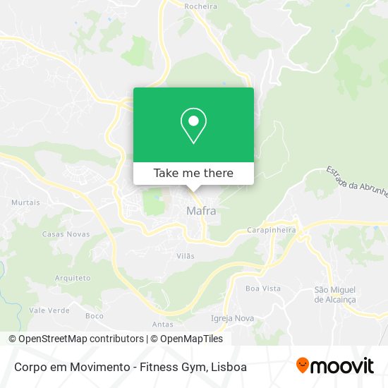 Corpo em Movimento - Fitness Gym map