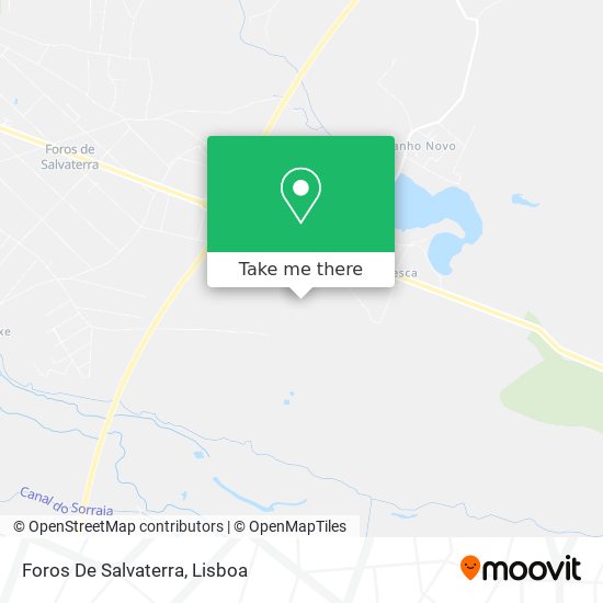 Foros De Salvaterra mapa