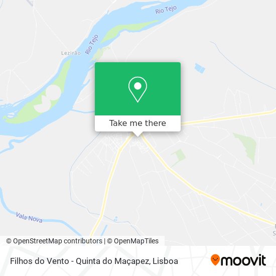 Filhos do Vento - Quinta do Maçapez map