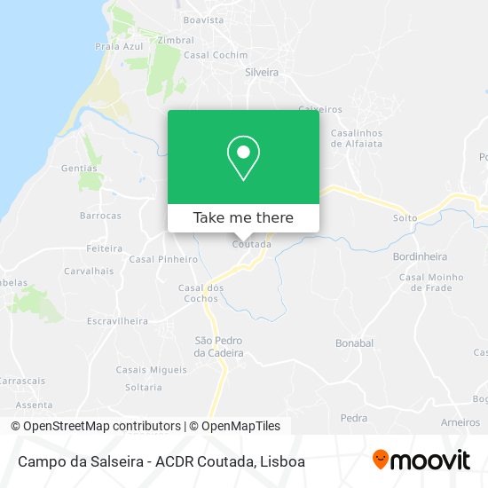 Campo da Salseira - ACDR Coutada map