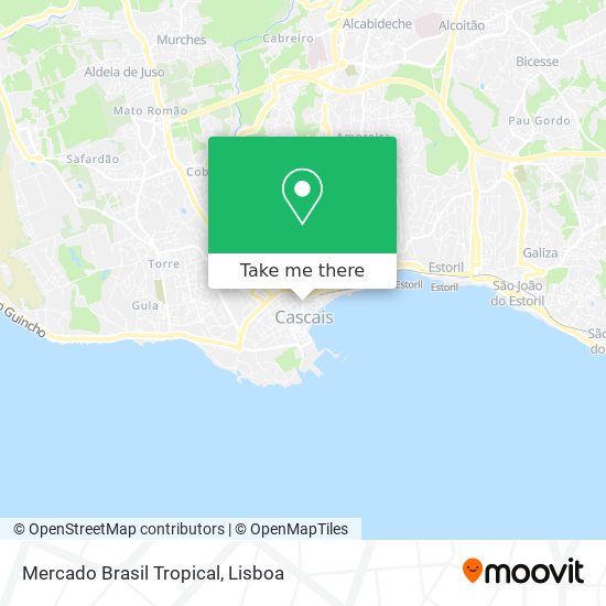Mercado Brasil Tropical map