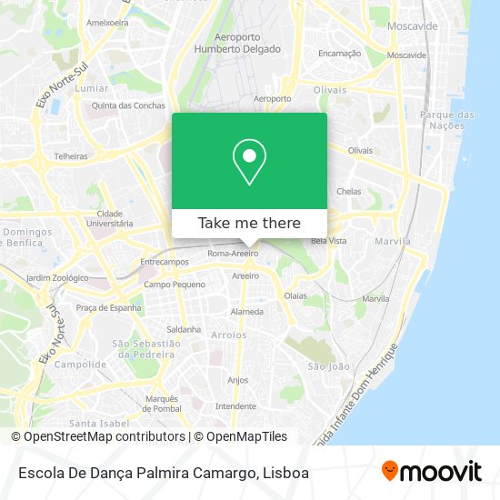 Escola De Dança Palmira Camargo map