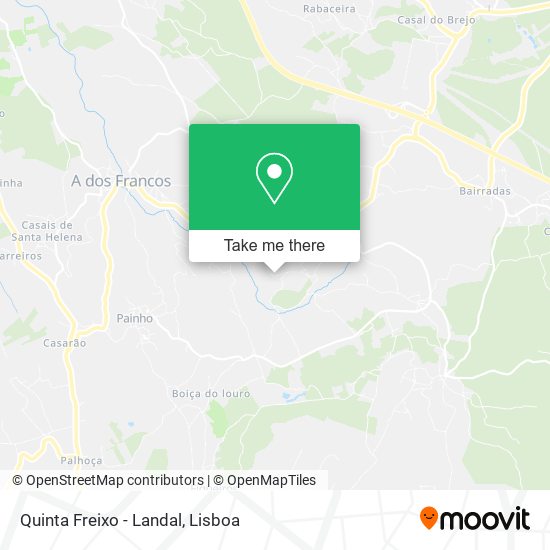 Quinta Freixo - Landal mapa