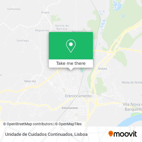 Unidade de Cuidados Continuados mapa