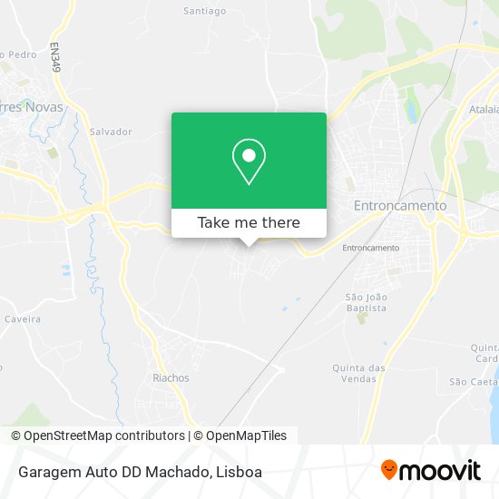 Garagem Auto DD Machado map